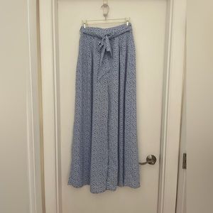 Petal&Pup flowy floral blue high waisted pants